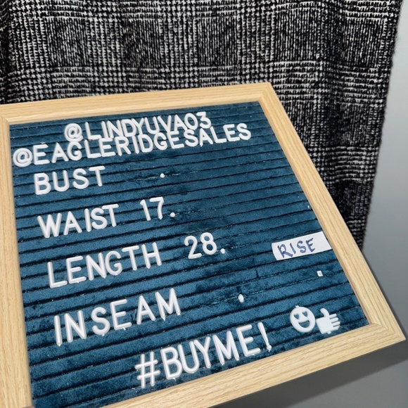 EUC Talbots Wool Blend Plaid Tweed Grey Black Pencil Skirt Size 14 - Picture 7 of 7